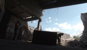 Dégâts et traumatisme à Donetsk après une frappe aérienne