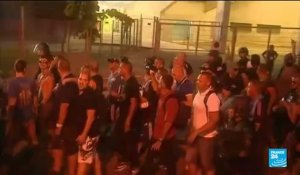 Ligue 1 : 44 policiers et gendarmes blessés en marge de Bastia-OM