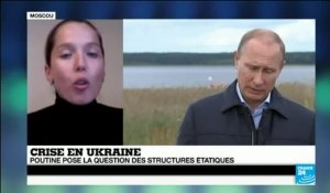 Vladimir Poutine évoque la création d'un État dans l'est de l'Ukraine
