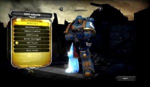 Warhammer 40.000 : Space Marine - Personnalisation du personnage