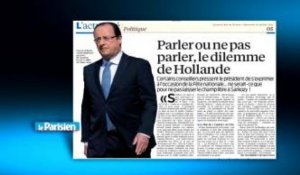 Parler ou pas, le dilemme de Hollande