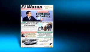 Bouteflika : L'embarras de Sarkozy (El Watan)