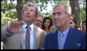 Politique : Bourquin rend visite à Couderc (Béziers)
