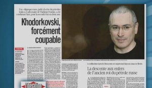 Khodorkovski forcément coupable