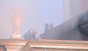 L'hôtel Lambert à Paris ravagé par un incendie