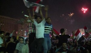 Egypte: explosion de joie à Tahrir après l'annonce de l'armée