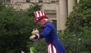 Parade traditionnelle à Washington pour le 4 juillet