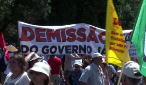 Portugal: manifestation antigouvernementale à Lisbonne