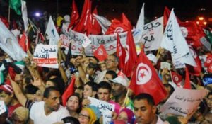 Manifestation massive à Tunis à l'appel des islamistes d'Ennahda