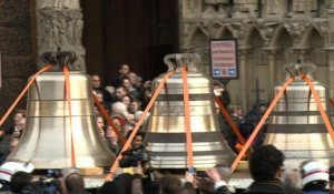 Neuf nouvelles cloches arrivent à Notre-Dame