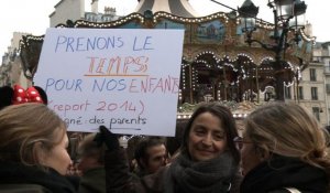 Grève des enseignants: forte mobilisation à Paris