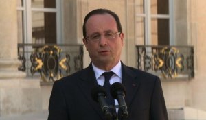 Hollande appelle à l'apaisement après le mariage gay