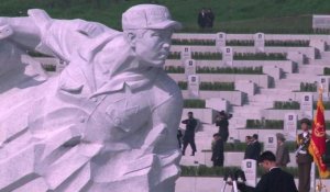 Kim Jong-Un inaugure un cimetière militaire à Pyongyang