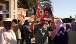 Tunisie: des manifestants contre le gouvernement à Sidi Bouzid