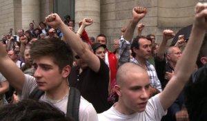 Hommage à Clément Méric sur les lieux du drame