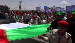 Les palestiniens de Gaza commémorent la Naksa