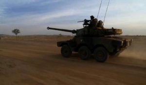 Premiers mouvements d'unités africaines vers le centre du Mali
