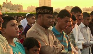 Gaza: les Palestiniens participent à la prière de l'Aïd el-Fitr