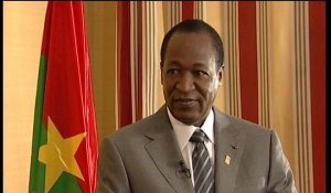 Blaise Compaoré, président du Burkina Faso