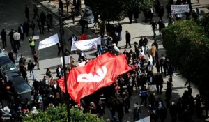 Tunisie: manifestation des partisans d'Ennahda à Tunis