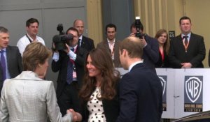 Kate, Harry et William visitent les studios d'Harry Potter