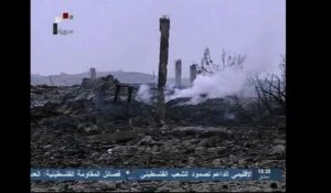 Syrie:la télévision montre des images après les raids israéliens