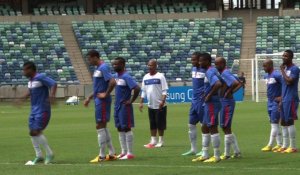 CAN-2013: l'équipe du Cap Vert à l'entraînement