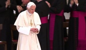 Le pape annonce sa démission: images de ses dernières sorties