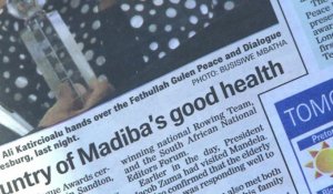 Mandela va mieux: réactions à Johannesburg