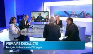 Primaire socialiste : François Hollande vu à l'étranger