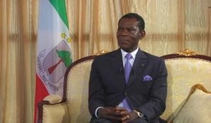 Teodoro Obiang Nguema Mbasogo, président de la République de Guinée Équatoriale