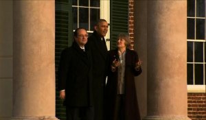 Etats-Unis: Obama et Hollande en visite à Monticello