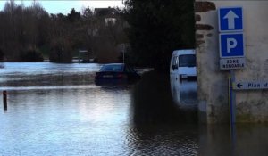 Vendée: le centre de Talmont-Saint-Hilaire inondé