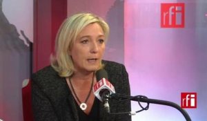 Marine Le Pen : « On est toujours inquiet. L'Ukraine est un pays ami... »