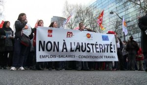 Manifestation à Paris contre le pacte de responsabilité