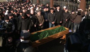 Enterrement d'un Tatar de Crimée torturé à mort