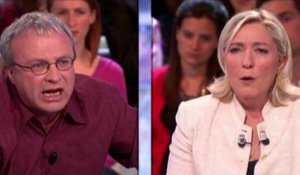 Clash entre Marine Le Pen et Jean-Pierre Mercier - ZAPPING ACTU DU 11/04/2014