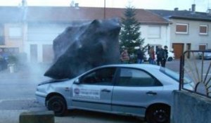 Crash d'une météorite à Villey-Saint-Étienne - ZAPPING ACTU DU 02/04/2014