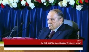 À Alger, le président Bouteflika prête serment pour un quatrième mandat