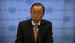 Centrafrique: Ban Ki-moon veut plus de soldats