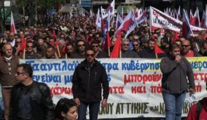 Grève générale en Grèce: manifestations anti-austérité