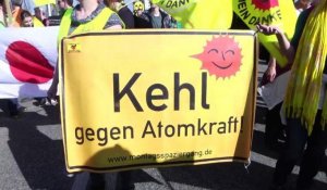 Des milliers de manifestants antinucléaires en Alsace