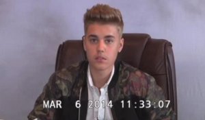 Regardez Justin Bieber confus, énervé et insolent pendant sa déposition