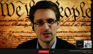 Snowden en vidéo devant la communauté du salon high tech SXSW