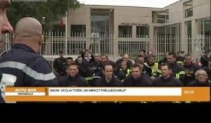Montpellier: 200 pompiers devant le tribunal