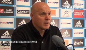 OM - Anigo: "Pas un bon résultat mais..."