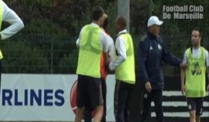 OM: "Ca chauffe entre Valbuena et Jordan Ayew"