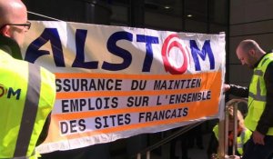 Alstom: une délégation syndicale au siège du groupe à Levallois