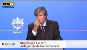 Top Flop :  Bernard Kouchner se défile après une question sur Nicolas Sarkozy