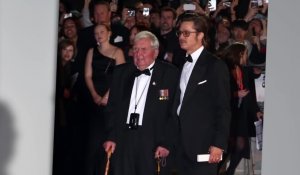 Brad Pitt invite le héro de guerre Peter Comfort à la première de Fury